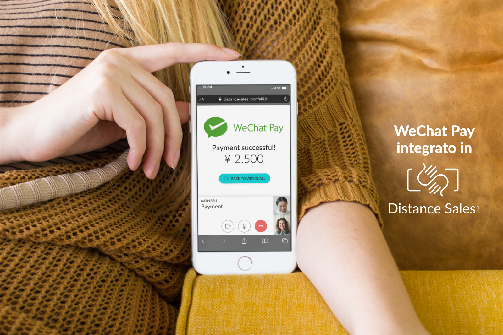 WeChat Pay integrato in Distance Sales